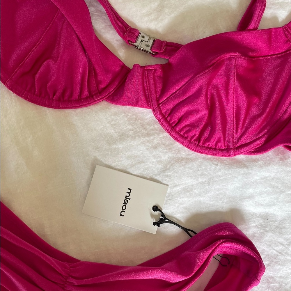 Miaou Pink Bambi Bikini, Size XL (top and bottoms) - Picture 3 of 5